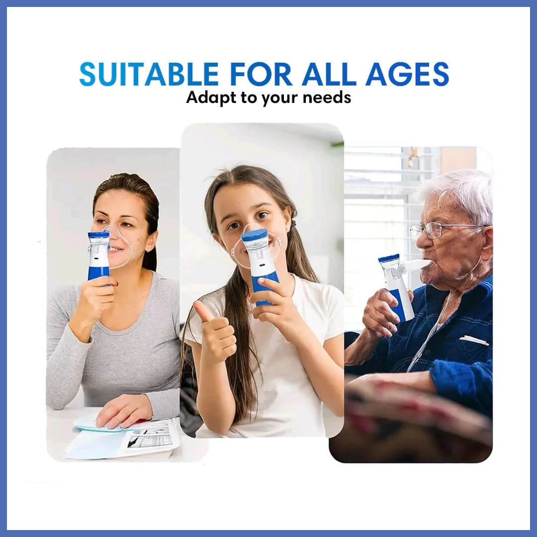Instant Relief, Anywhere | Silent & Portable Nebulizer
