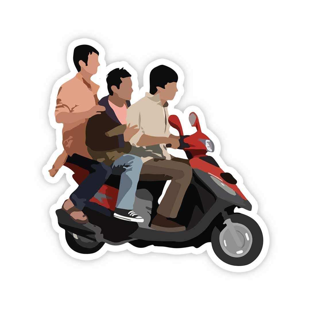 3 Idiots Sticker
