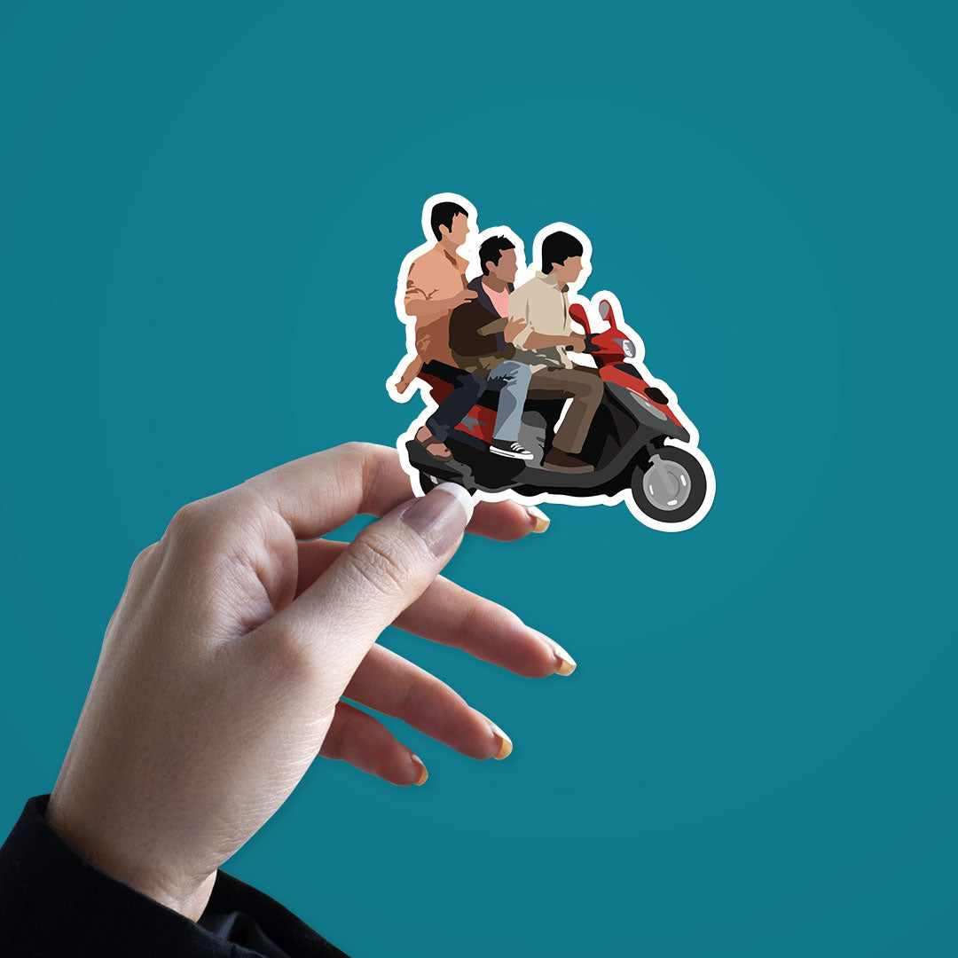 3 Idiots Sticker