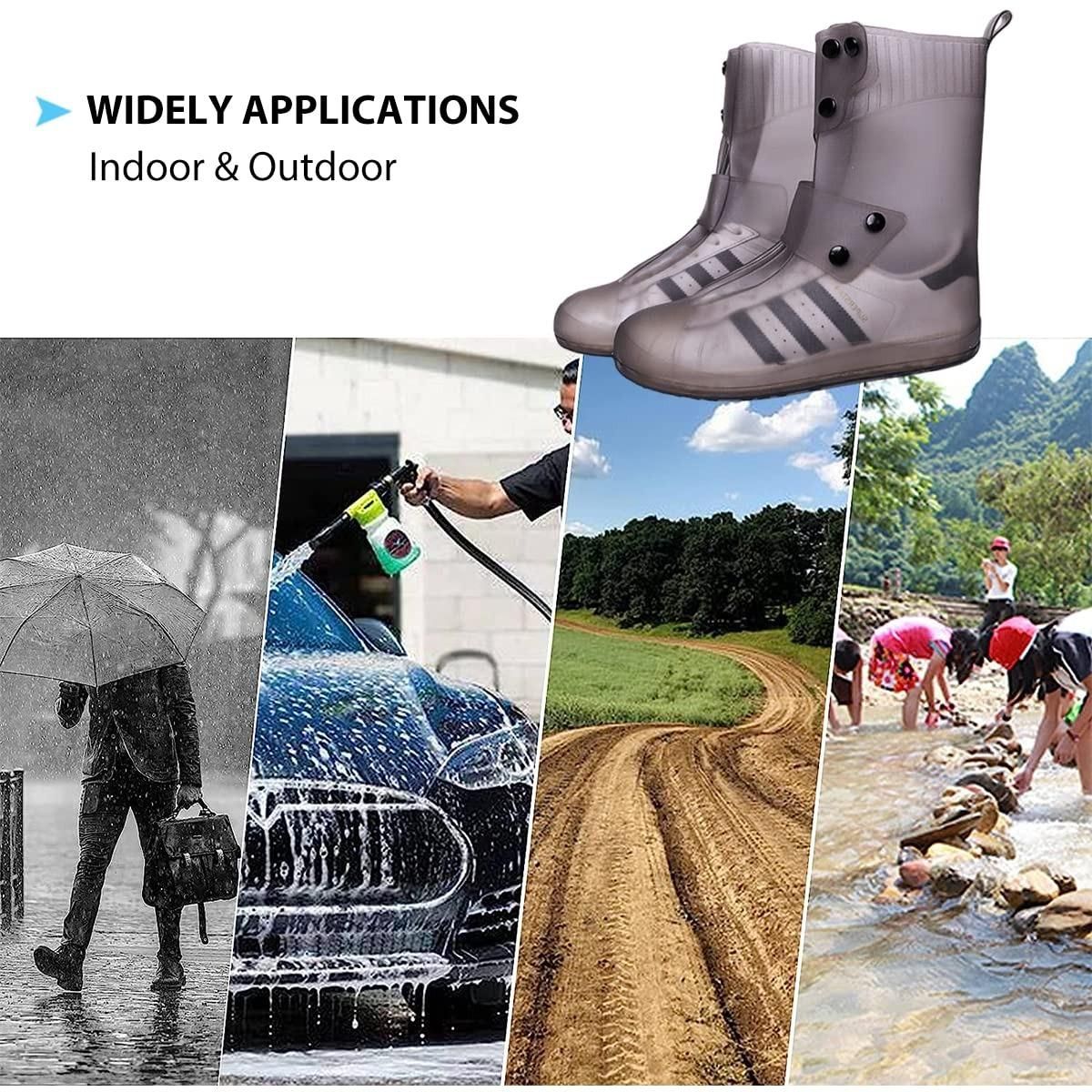 Reusable, Non-Slip, Waterproof Silicone Shoe Cover