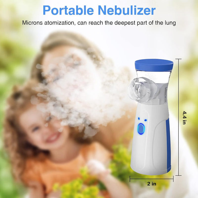 Instant Relief, Anywhere | Silent & Portable Nebulizer