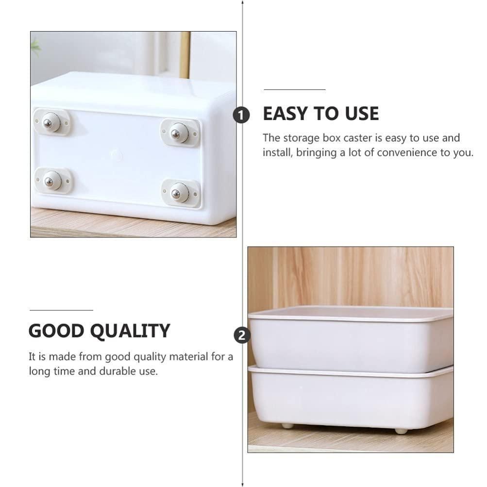 360° Adhesive Mini Swivel Wheels