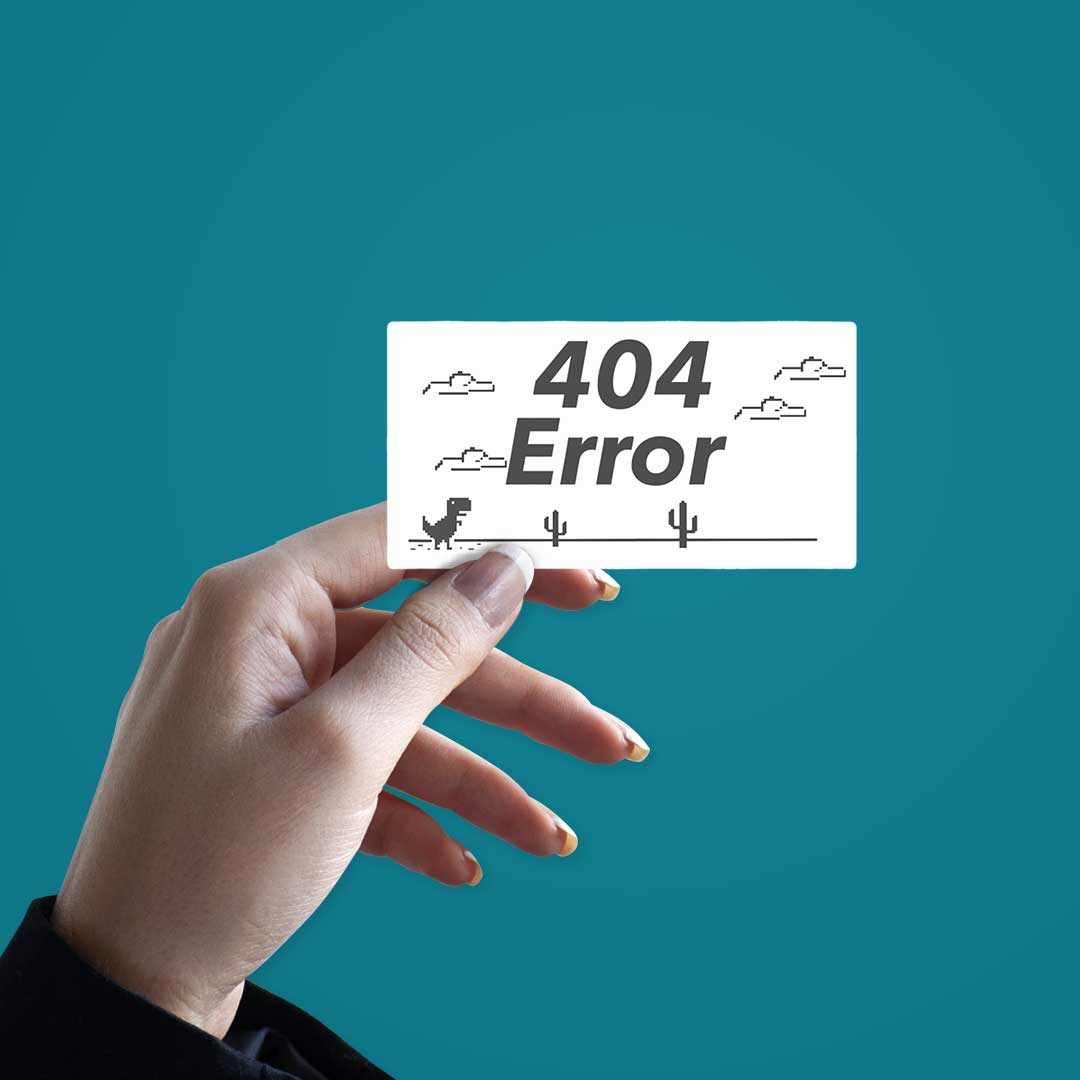 404 Error Sticker