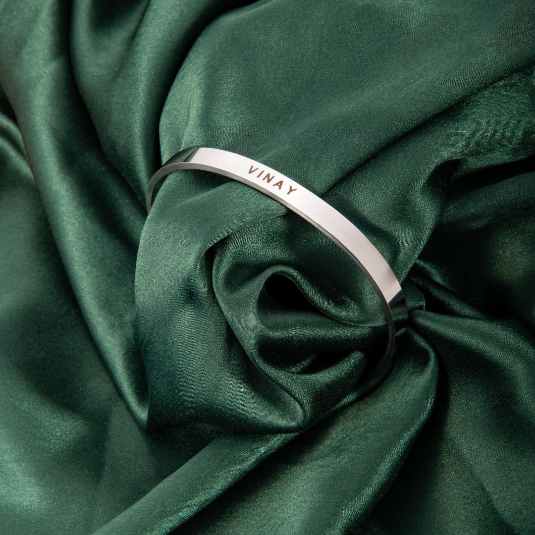 Personalised Men's Bracelet - Custom Engraved Gift