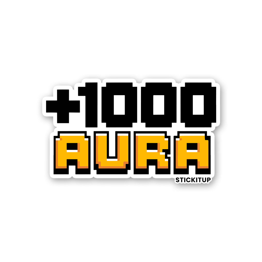 1000 AURA Sticker