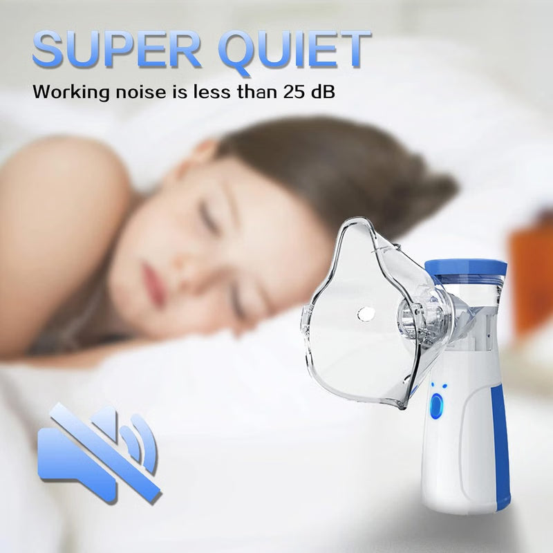 Instant Relief, Anywhere | Silent & Portable Nebulizer