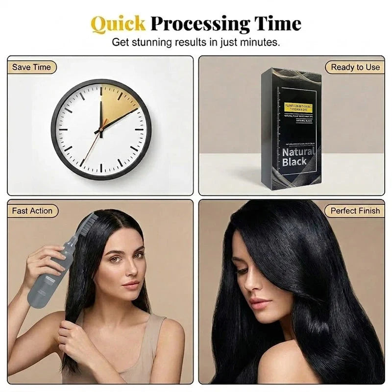 Plant-Based Comb-In Hair Dye