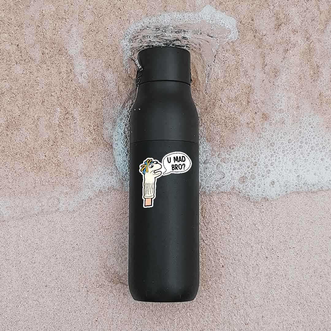 You mad bro? sticker