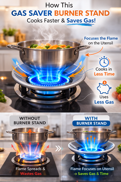 Gas Saver Burner Stand (Pack of 2)