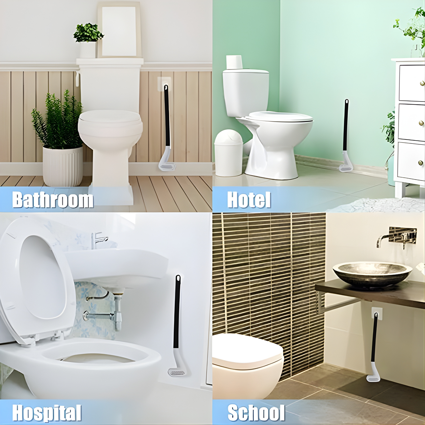 CleanPro 360° Golf Silicone Toilet Brush — Buy 1 Get 1 FREE