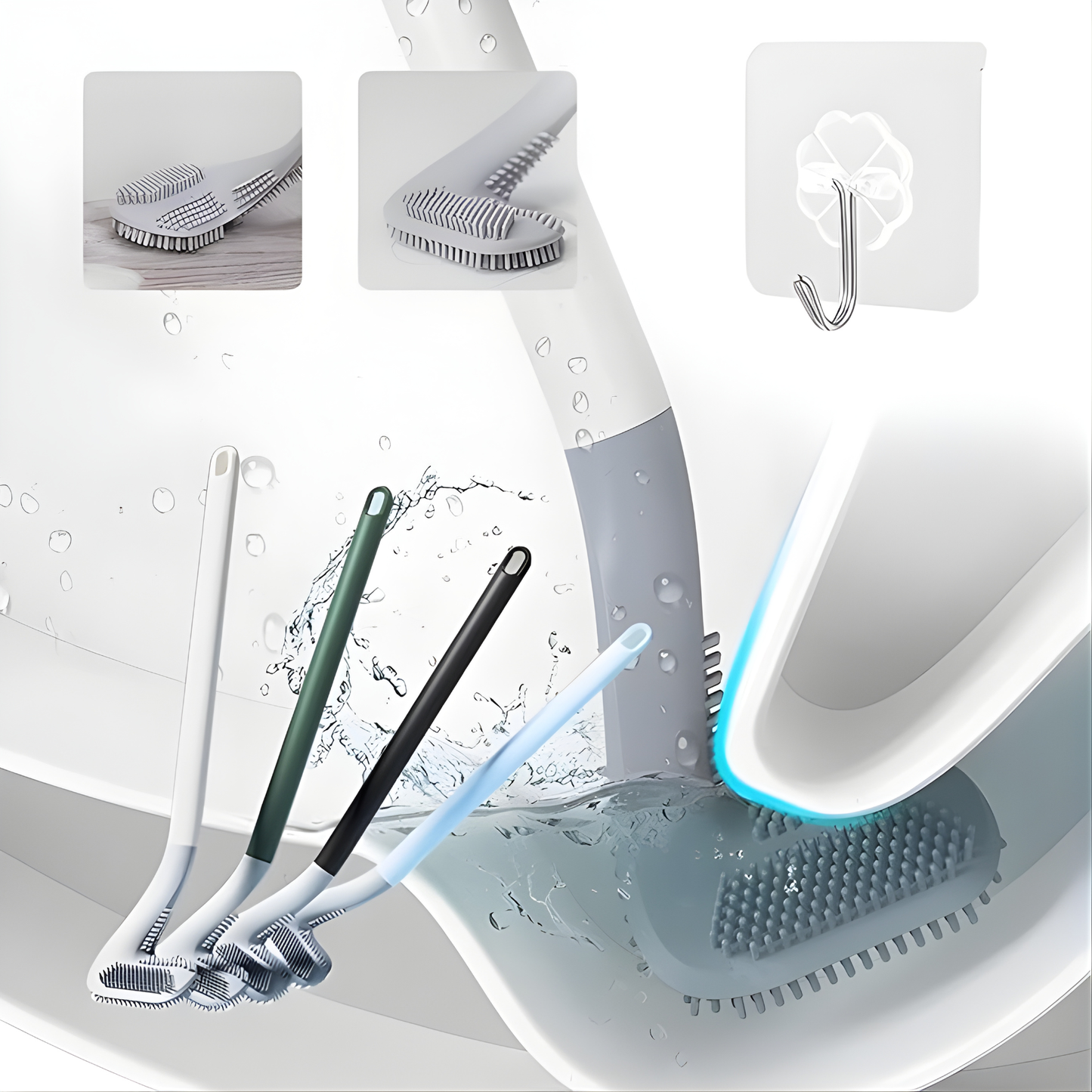 CleanPro 360° Golf Silicone Toilet Brush — Buy 1 Get 1 FREE