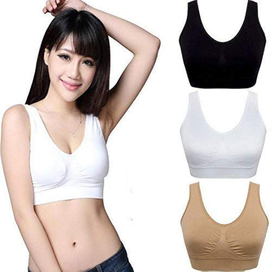 Womens multicolor Air Bra (Buy1 Get 2 Free)