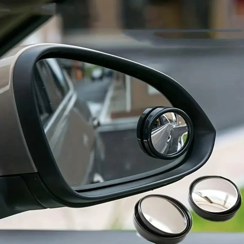 360° Blind Spot Convex Rear View Mirrors Combo