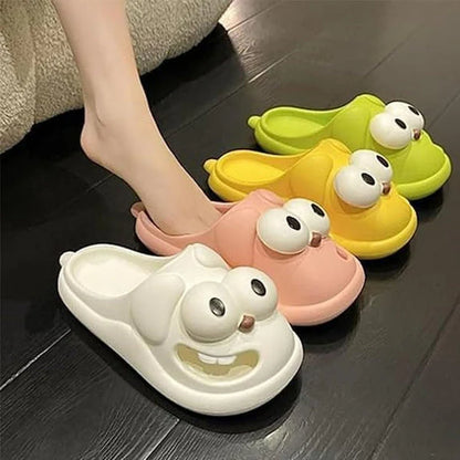 Cartoon Face Tongue Slippers for Indoor