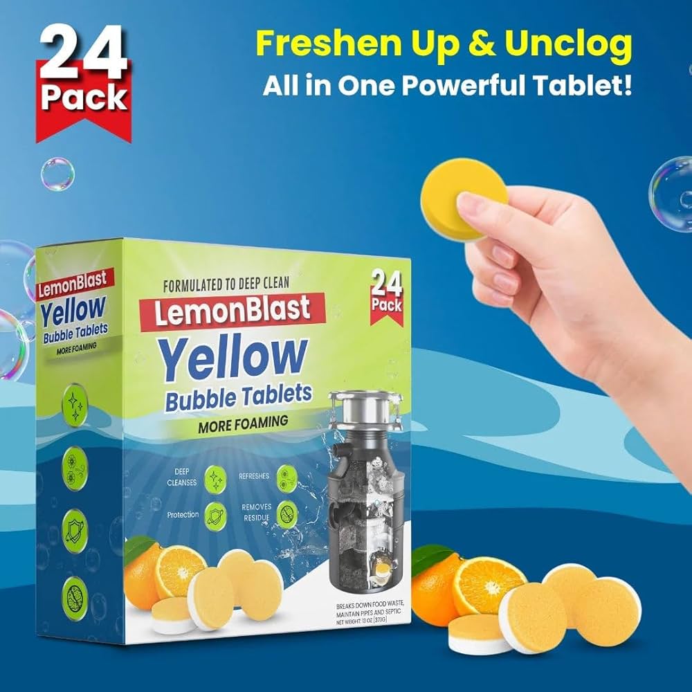 🍋 LemonBlast Yellow Bubble Tablets (Buy 1 Get 1 Free)