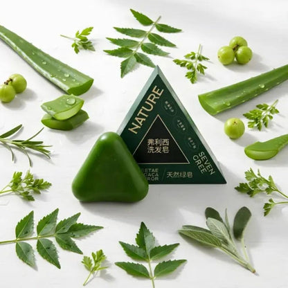 🧼 Natural Strengthening Shampoo Bar (Buy 1 Get 3Free) 🌿