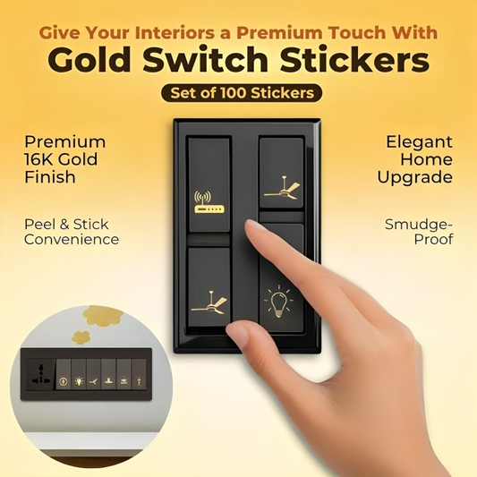 Gold Switch Stickers - Must Have