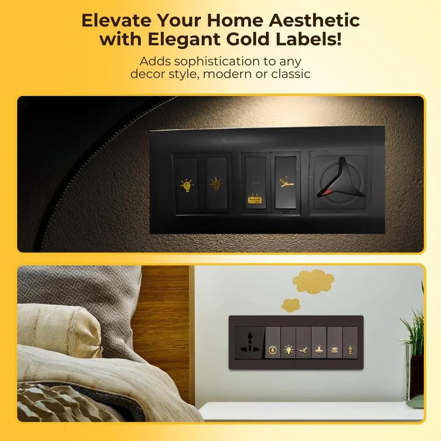 Gold Switch Stickers - Must Have