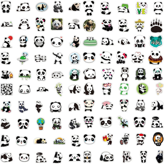 100 Pcs Cute Panda Stickers