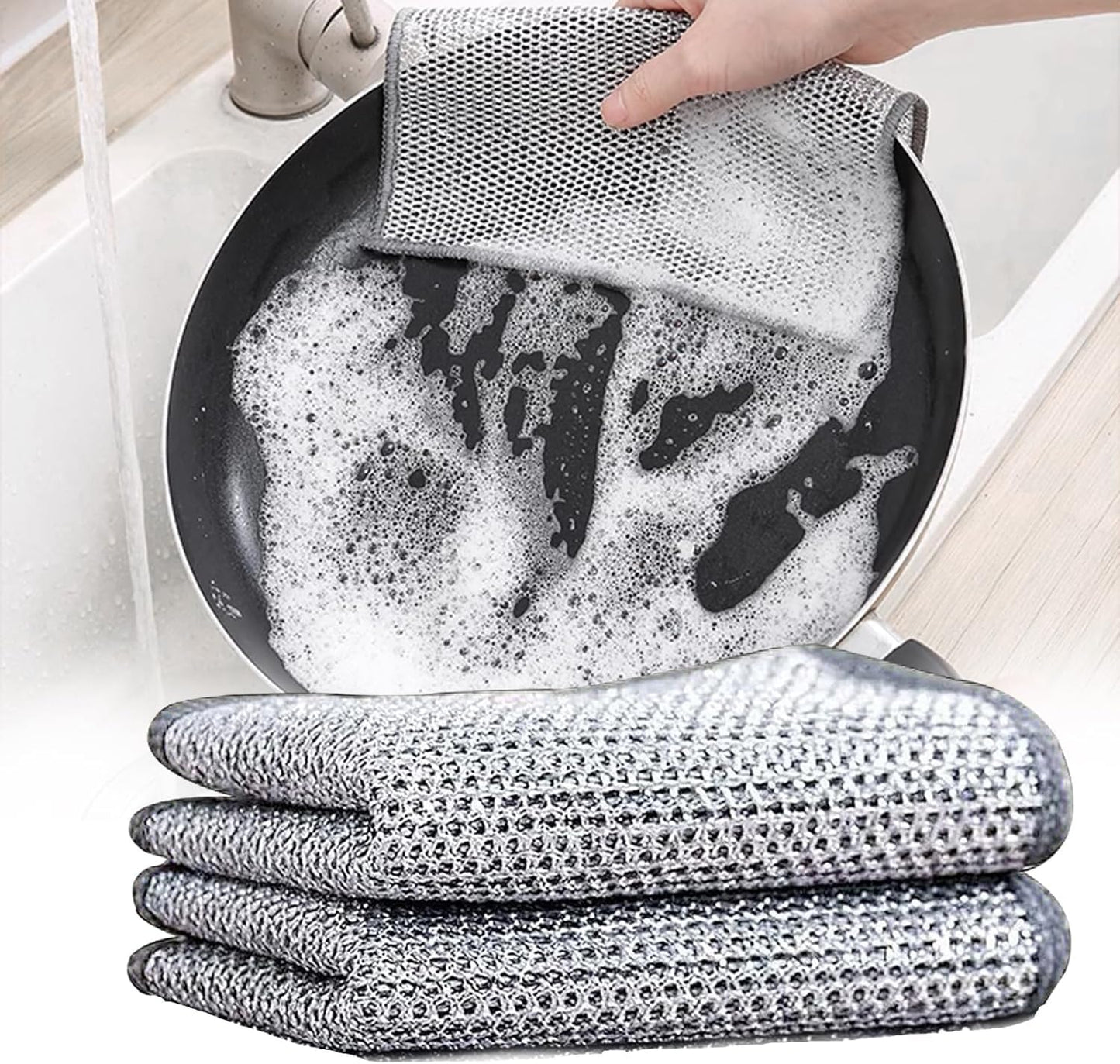 🧽 Multifunctional Non-Scratch Wire Dishcloth