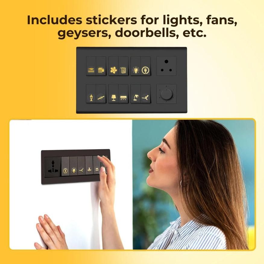 Gold Switch Stickers - Must Have