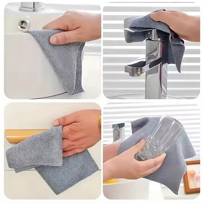Reusable Microfiber Cleaning Cloth Roll (50 PCS)