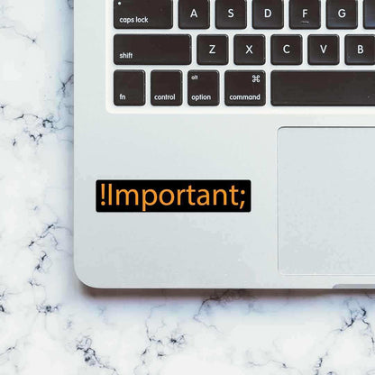!important Sticker
