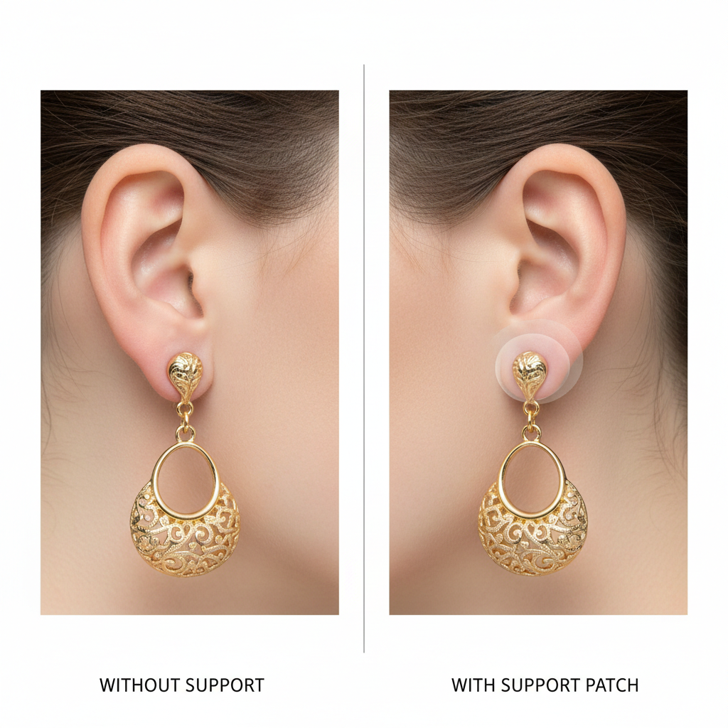Earlobe Support Patches