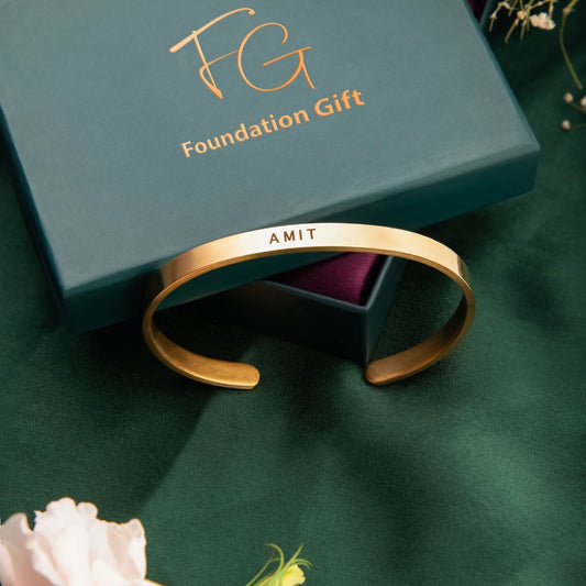 Personalised Men's Bracelet - Custom Engraved Gift