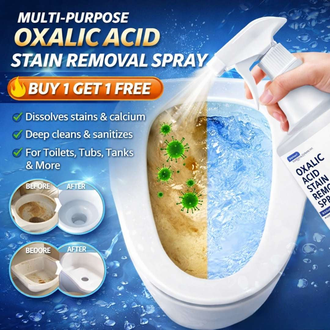 Multi-Purpose Oxalic Acid Cleaner (Buy 1 Get 1 Free)