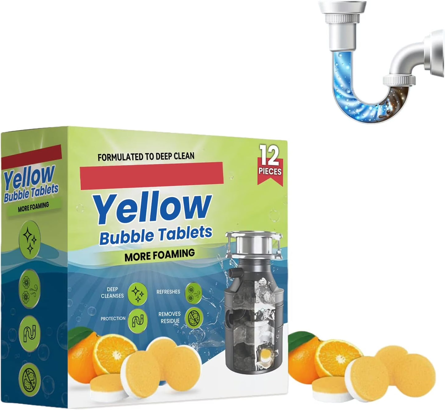🍋 LemonBlast Yellow Bubble Tablets (Buy 1 Get 1 Free)
