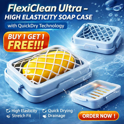 FlexiClean Soap Case with QuickDry Technology (Buy 1 Get 1 FREE)