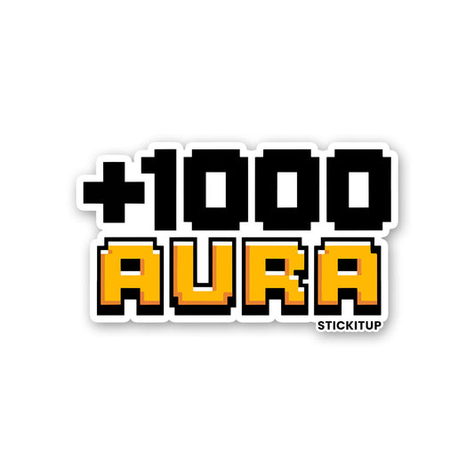 1000 AURA Sticker