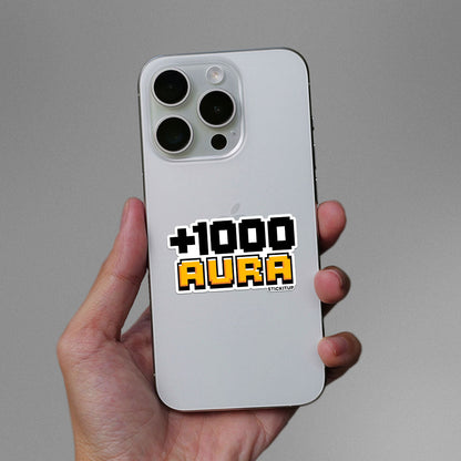 1000 AURA Sticker