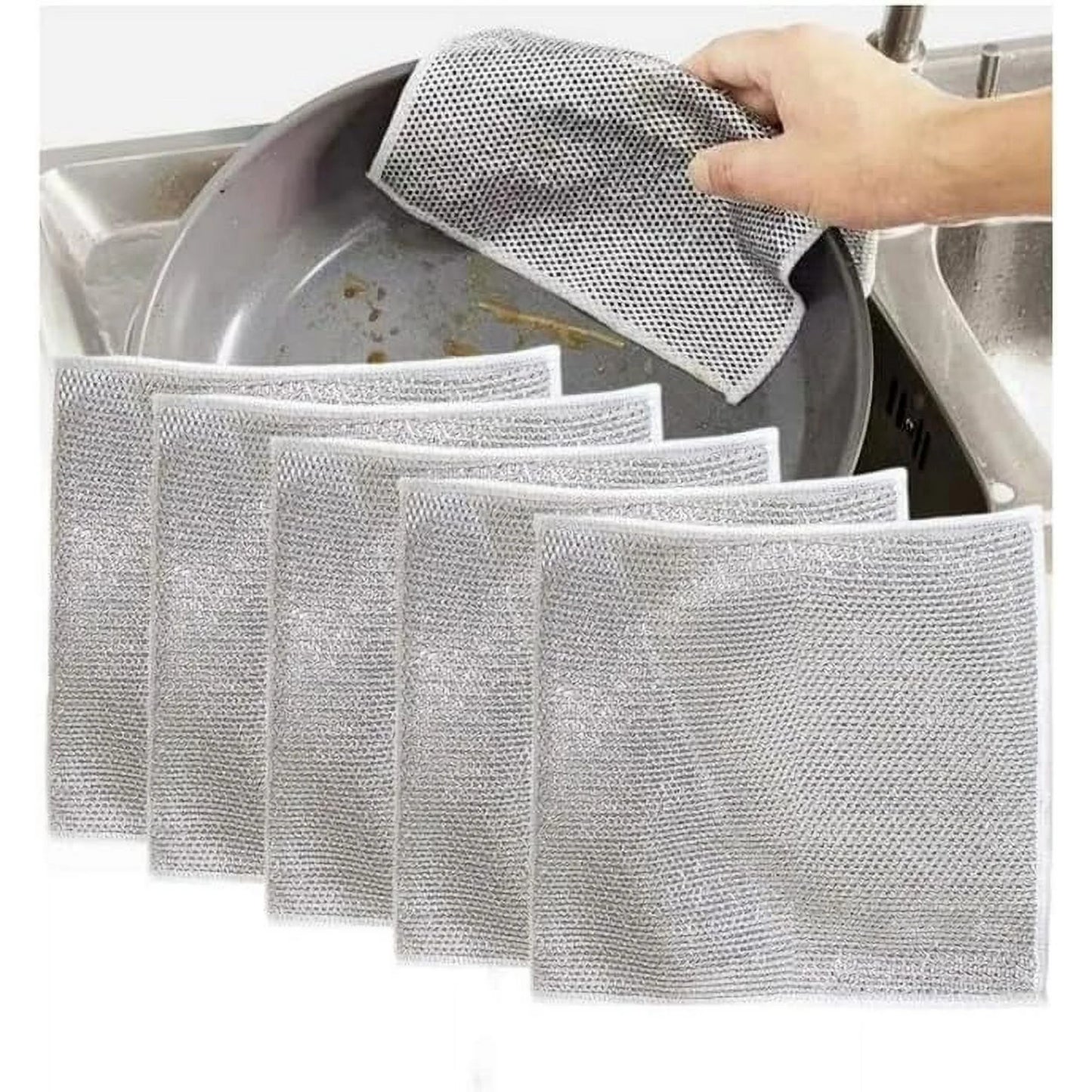 🧽 Multifunctional Non-Scratch Wire Dishcloth