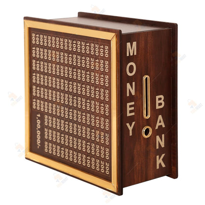 Wooden Money Saving Box