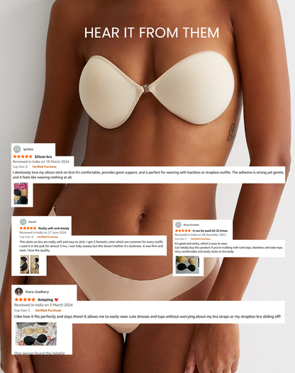 Sticky Push Up Moon Bra ( Buy 1 Get 1 Free)