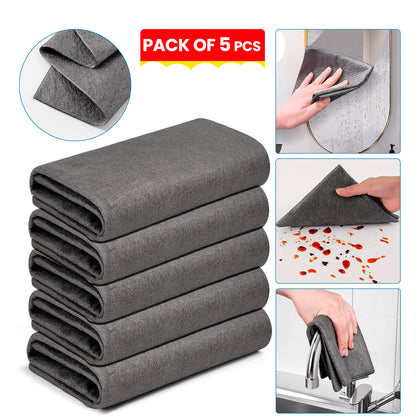 Thickened Magic Cleaning Cloth (5 Pcs)
