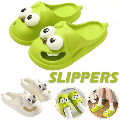 Cartoon Face Tongue Slippers for Indoor