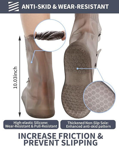 Reusable, Non-Slip, Waterproof Silicone Shoe Cover