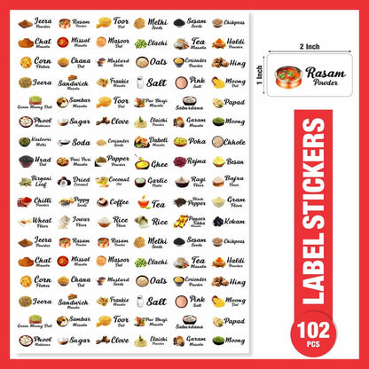 3D Kitchen Stickers - Pack Of 100
